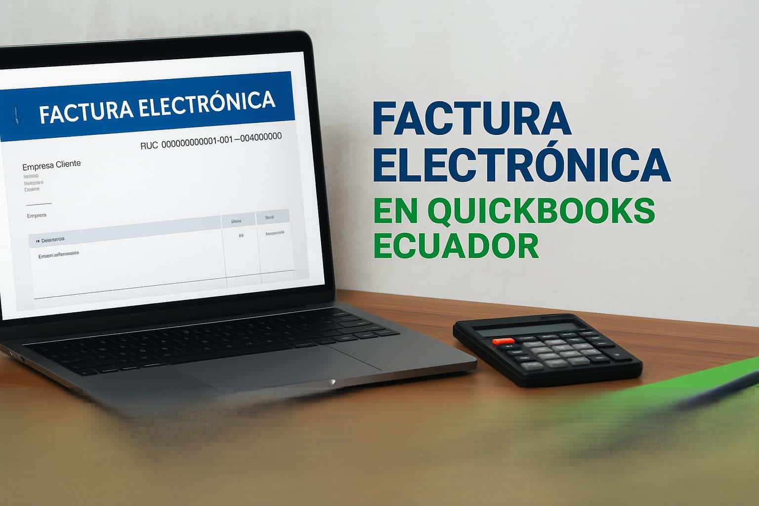Factura electrónica QuickBooks Ecuador - Integración SRI